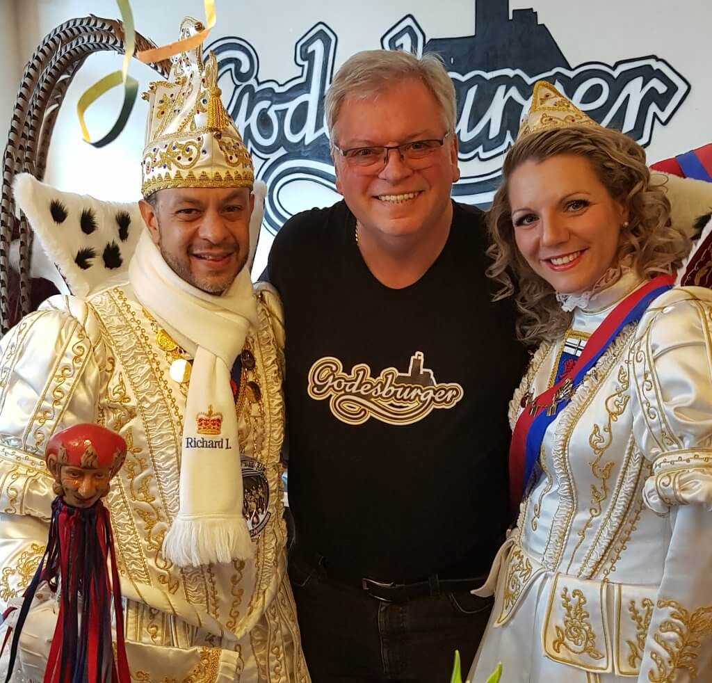 Prinz Richard I. und Bonna Katharina III. zu Besuch im Godesburger