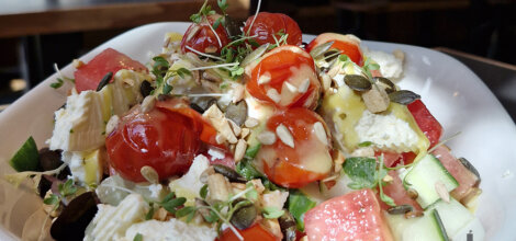 Wassermelone-Feta Salat